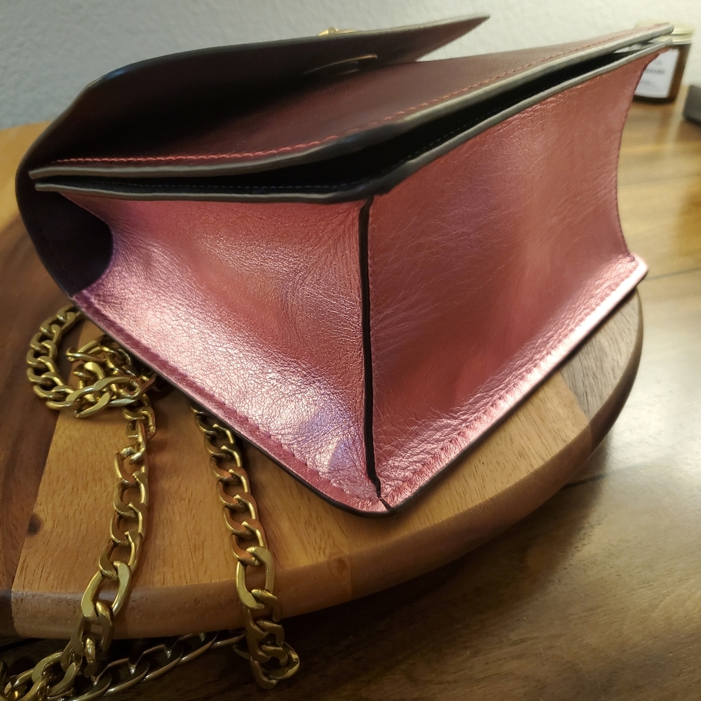 COACH PARKER METALLIC COLORBLOCK IN PERFECT LIKE NEW CONDITION! - Picture 6 of 16